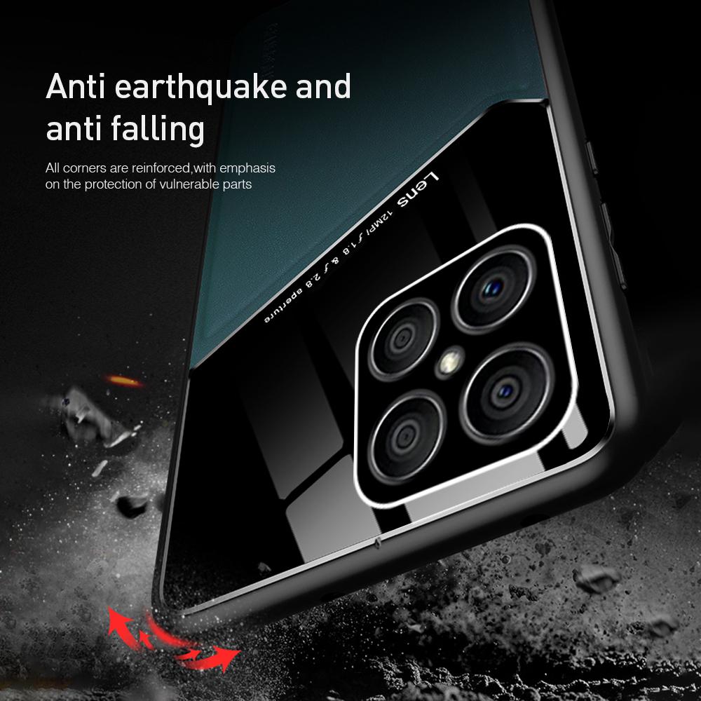 Чехол для Honor X8 с кожаной текстурой, автомобильный магнитный чехол для телефона Honer Honor Xonor X8 X 8 HonorX8 2022, 6,7 дюйма; Противоударный чехол на заднюю крышку