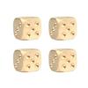 The Flow Luxurious Brass Dice Bourgeois Brumable 13mm X 4p, Popular Korean Game