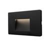 VEKTAB4 Square Black LED Wall Spotlight 3W 3000K IP65