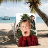 Beach Towel with Home Alone Pattern - soft,absorbent,machine washable Lightweight&Modern,swimming,Travel Essentials