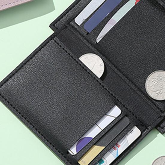 Привлекательный женский многофункциональный кошелек из искусственной кожи с пряжкой