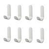 Strong Self-Adhesive J-hook Waterproof Adhesive Hanging,Bathroom Towel Key Kitchen