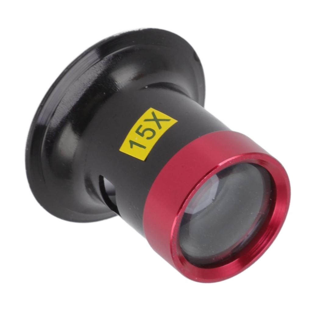 Watchmaker Loupe 15X Aluminum Alloy Professional Jewelers Loupe Magnifier for Watch Repair