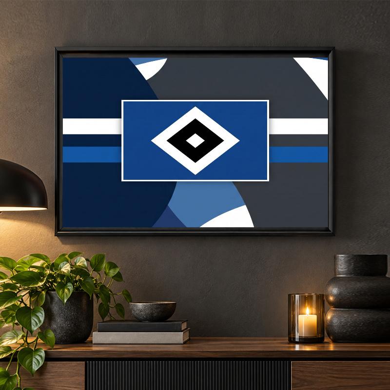 Hamburger SV Football Diamond Painting Kit 5D Full Drill DIY Diamond Mosaic Wall Art Home Decor
