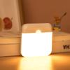 1 шт. светодиодный ночник, датчик движения человека, лампа USB C, перезаряжаемый светильник для шкафа, беспроводной светодиодный настенный светильник для лестницы, шкафа, кухни, кровати