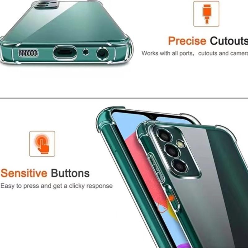 1,5 мм толстый прозрачный чехол Air-Bag для Samsung Galaxy A14 A24 A34 A54 A13 A23 A33 A53 A73 A15 A25 A35 A55 5G защитный чехол Fundas