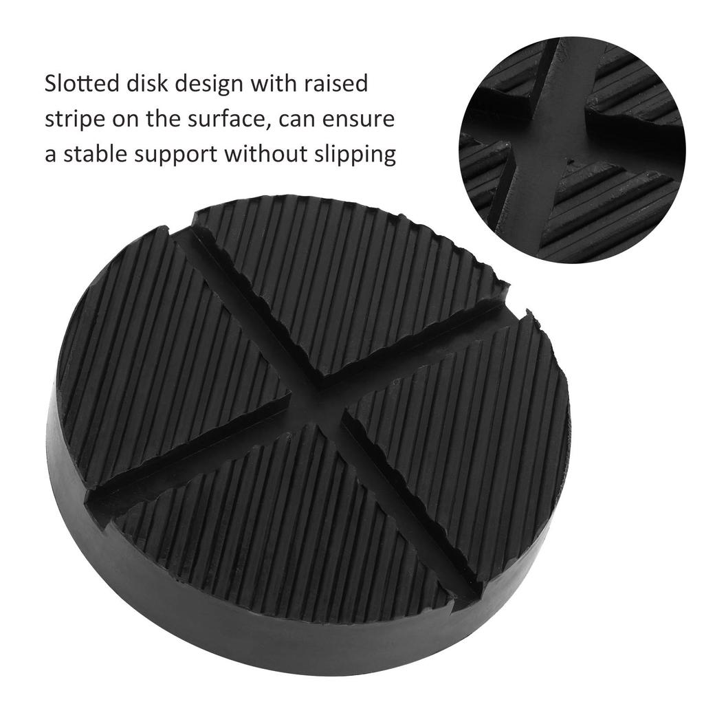 Yctze Универсальный адаптер для подъемной площадки домкрата, подушка для точки подъема домкрата со слотом, резиновый диск для автомобиля, внедорожника, подъемной площадки домкрата