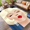 Marilyn Monroe Print Rug, Washable Floor Carpet, For Entryway Dorm Laundry Room Office Study, Home Decor Birthday Christmas Gift