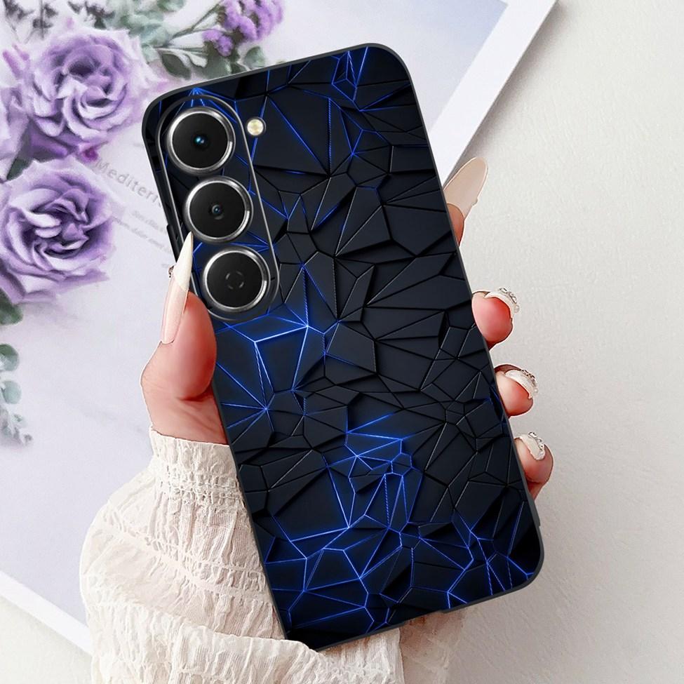 Чехол для Tecno Spark 40Pro KM6 Чехол для Techno Spark 40 Pro Чехол Силиконовый Роскошный Бабочка Любовь Мода Цветы Крутой Расписной