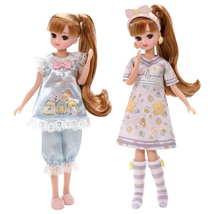 Takara Tomy Licca Dress Sumikko Gurashi Pajama Party Set 3+