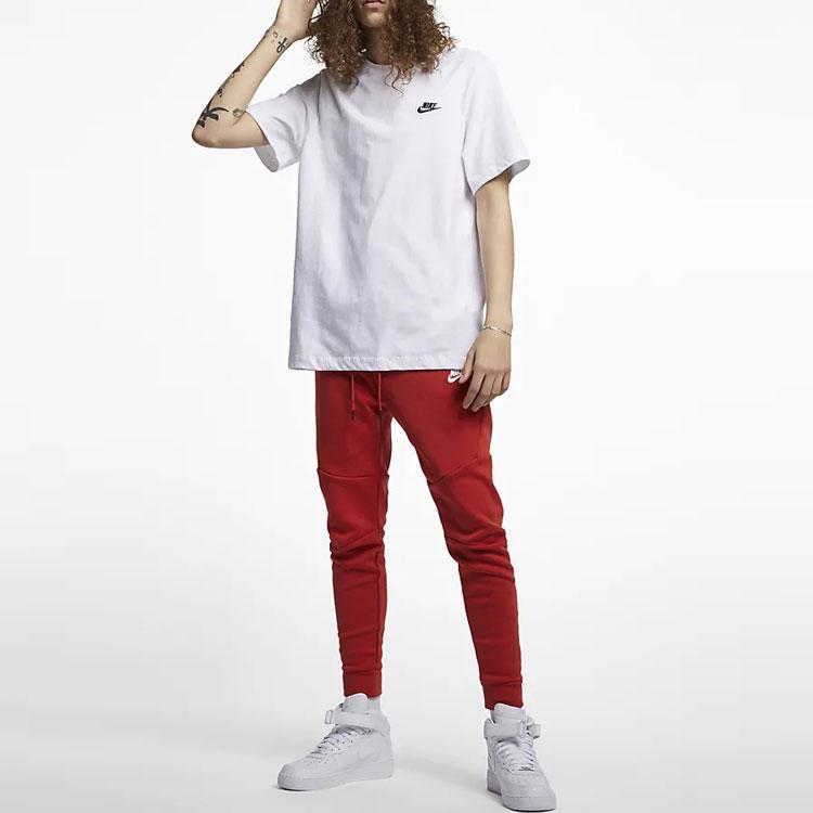 Nike Футболка с коротким рукавом из хлопка с логотипом, мужская, белая AR4997-101