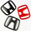 fxsh5 1Pcs Car Steering Wheel Decoration Sticker Badge Auto Styling For Honda Civci CRV Accord Mugen Prelude FIT City CRZ CRX Jazz D