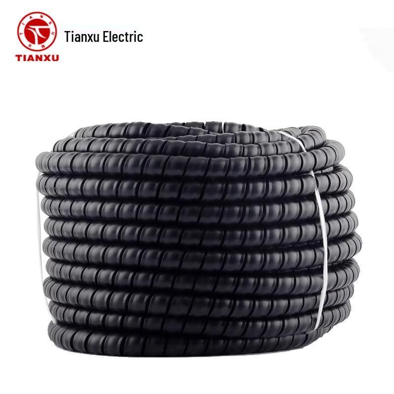 Tianxu Black Spiral Cable Management Sleeve