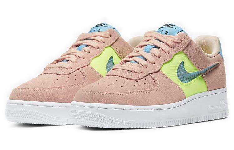Nike Air Force 1 Low Washed Coral Ghost Green Женские CJ1647-600
