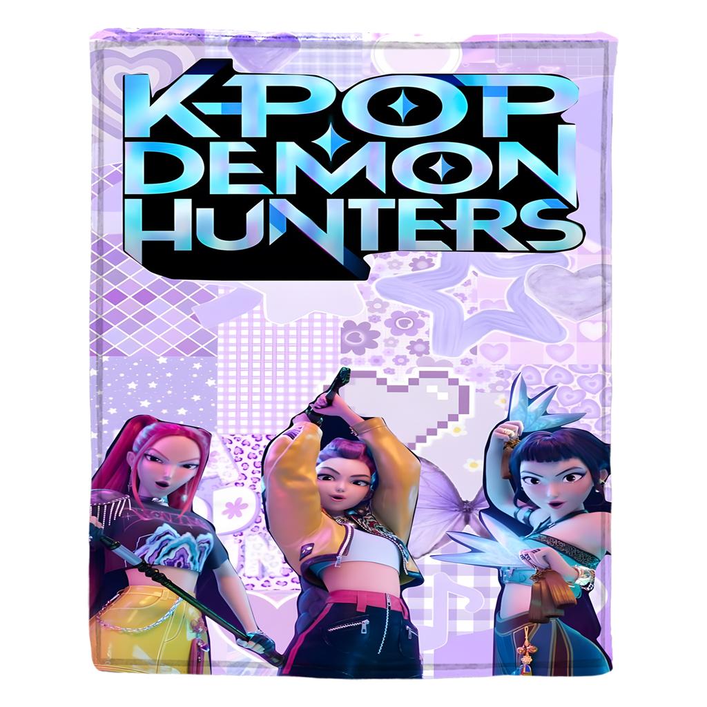 Flannel Digital Printed Blanket Conditioning Blanket Sofa Blanket Girl Gift