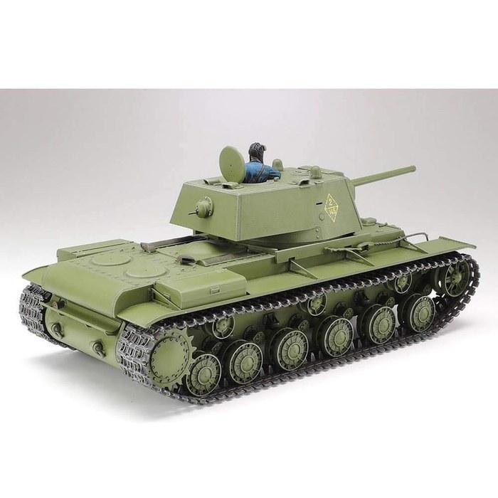 Tamiya 1/35 Серия Военных Миниатюр № 372 Советский Тяжелый Танк КВ-I 1941 Ранний Выпуск Пластиковая Модель 35372 198мм x 95мм