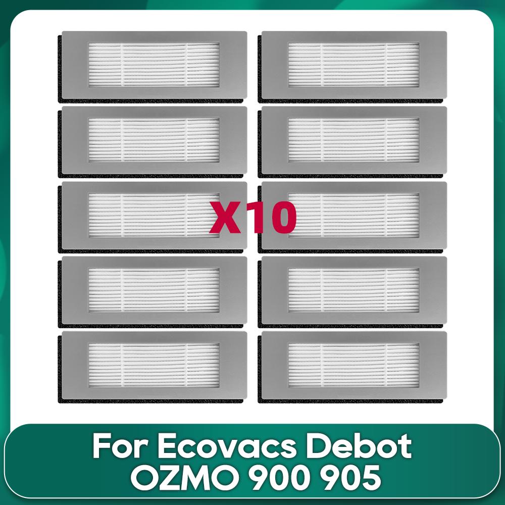 Подходит для Ecovacs Debot OZMO 900 DN55 905 Роликовая Основная Щетка Hepa Фильтр Салфетки для Швабры Аксессуары для Роботизированного Пылесоса Замена