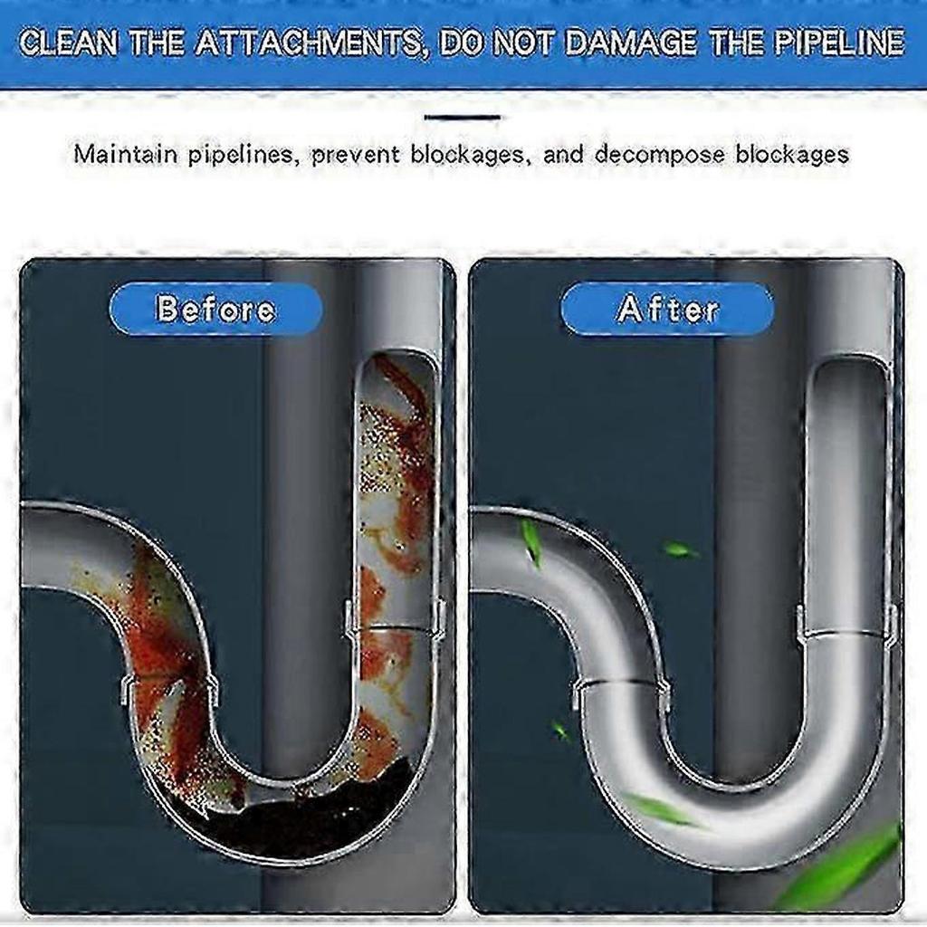 Powerful Pipe Cleaner, 2025 Toilet Cleaner, Drain Cleaner, Toilet Cleaner, Extremely Strong Toilet Foam Cleaner for Kitchen and Bathroom Toilets