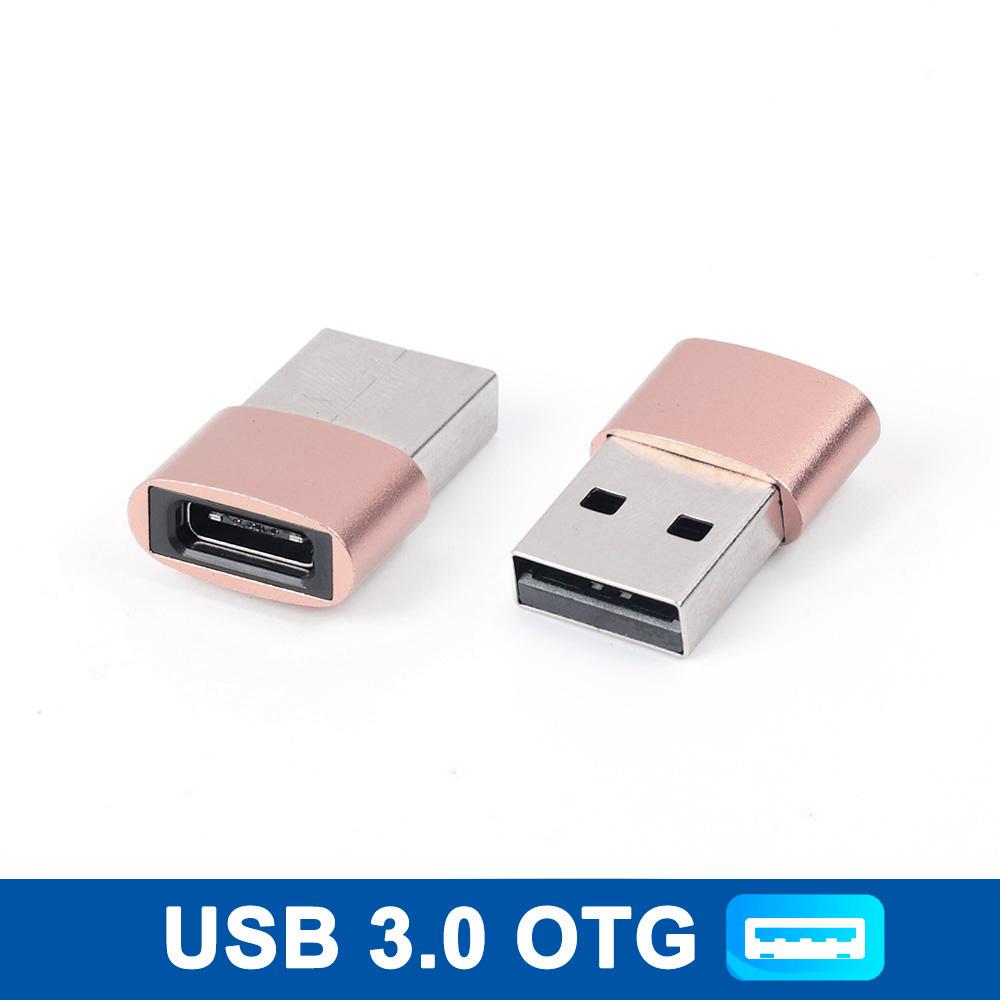 2 шт. USB 3.0 A папа на Type-C мама зарядный адаптер конвертер разъем
