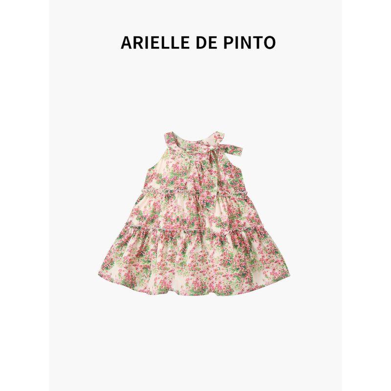 Новое стильное детское платье от французского бренда Arielle De Pinto, модное цветочное платье для девочек