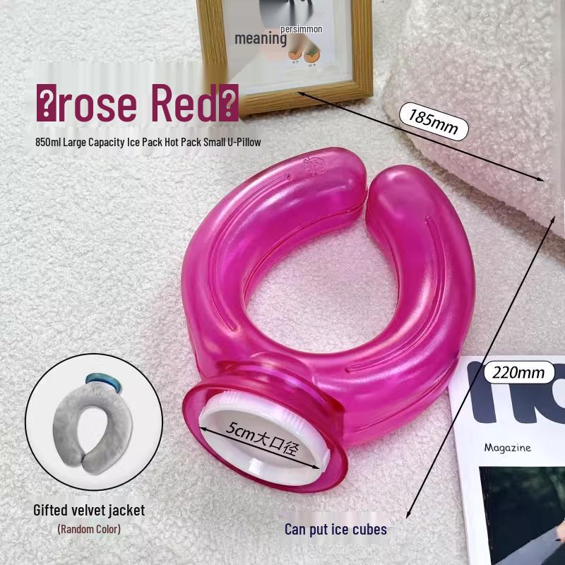 U-Shaped Hot/Cold Compress Pillow for Neck and Shoulder
