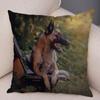 Домашнее животное овчарка декоративная наволочка для офиса гостиная автомобиль украшения дома наволочка