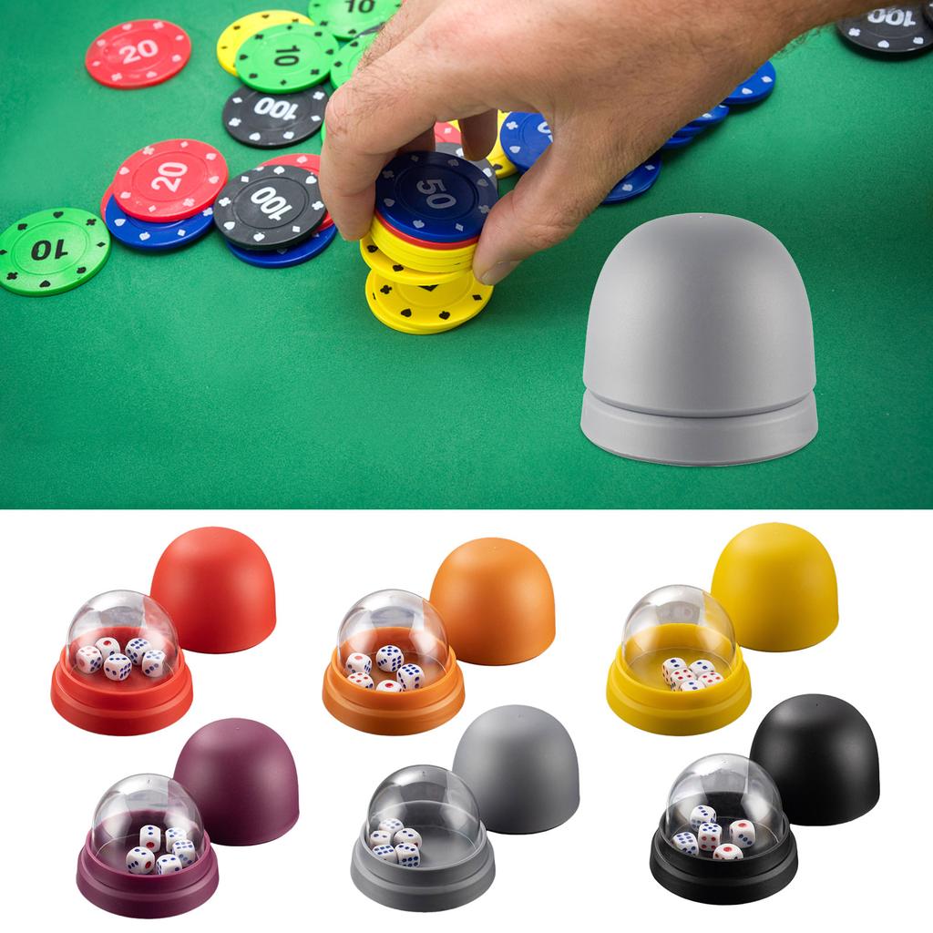 Dice Cup Prevention Cheat Secure Play Dice Shaker Set PP Crafted Perfect for Family Game Night Group Activities