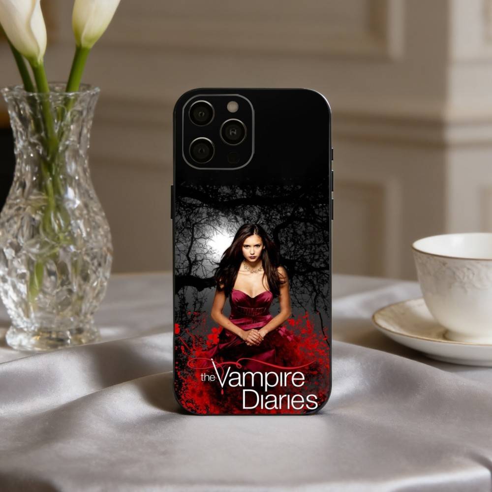 D-драма мистический The V-Vampires D-Diaries Чехол для телефона для iPhone 17pro, 16,15,14,13,12,11 X XR Plus,Другие Мягкий черный чехол