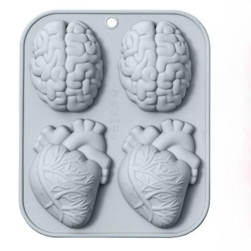 1 шт. 3D силиконовые формы на Хэллоуин | Термостойкие до 220°C для шоколада, конфет, украшения кексов - инструменты для DIY выпечки