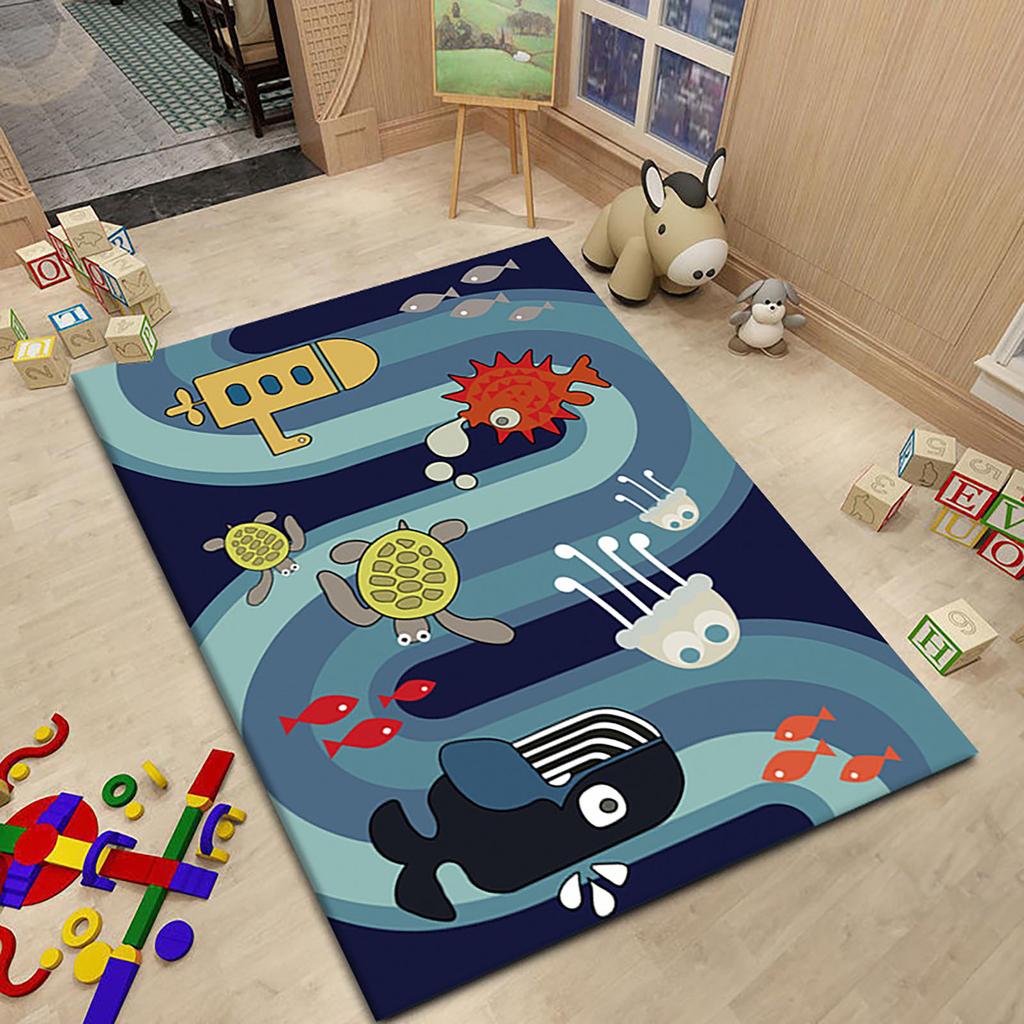 Kids Carpet Playmat Rug  Fun Carpet City Map For Track Racing And Toys  Floor Mats For Cars For Toddler Boys