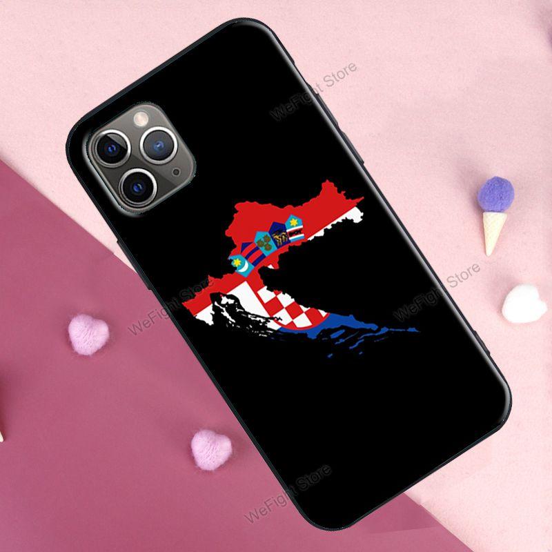 Чехол с флагом и гербом Хорватии для iPhone 12 13 Pro Max mini 7 8 Plus SE 2020 Чехол для iPhone 11 Pro Max XS XR X