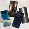Художественный металлический узор Чехол Для Samsung A41 A35 A34 A33 A32 A25 A24 A23 A21s A06 A05 A04 A03 Note 10 20 Ultra 5G Черный
