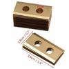 30Pcs Titanium Coated Mower Blades + 60Pcs Screws Replacement for Worx Robot Lawn Mower