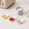 Набор из 7 керамических соусниц для макания, милый дизайн, штабелируемые контейнеры, тарелки для закусок и приправ для обеденного стола, кухонные принадлежности
