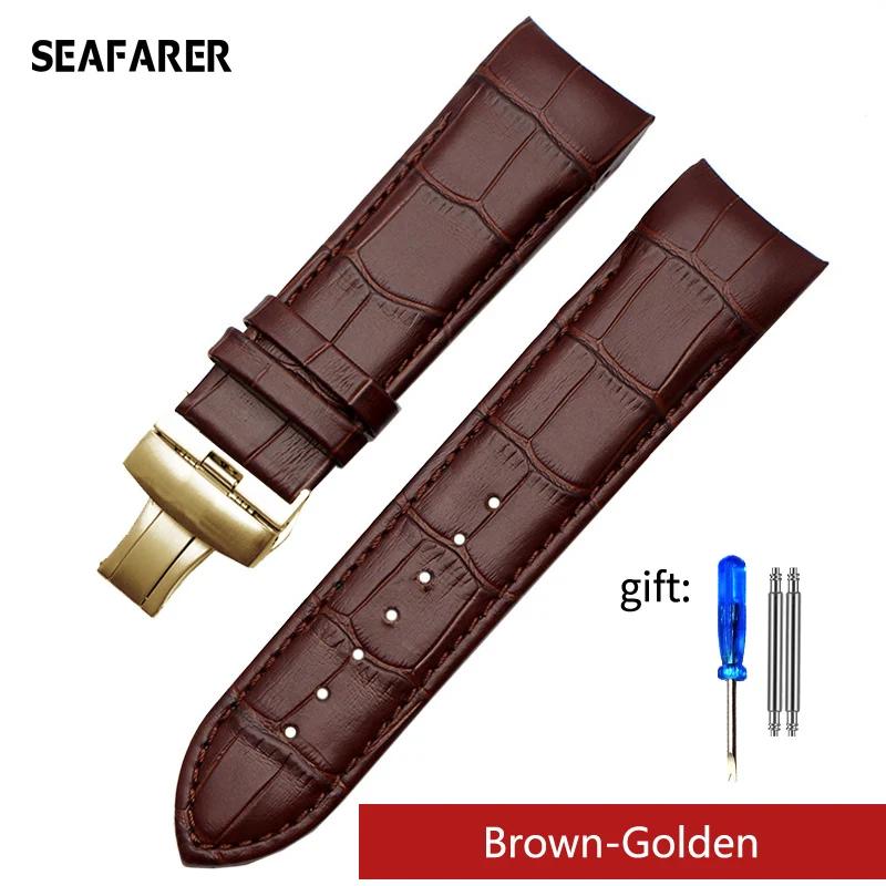 Watch Accessories for Tissot Tutu T035 Leather Strap T035627 T035617 T035407 T035410A Men's Watch Strap
