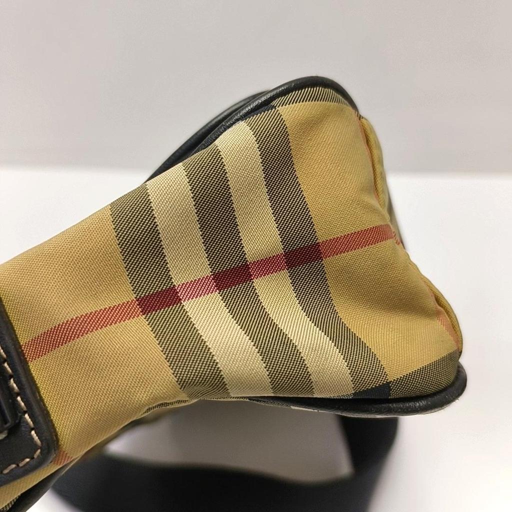 [Pre-Owned] Camera Bag Small Khaki Canvas Crossbody Shoulder Bag Silver Hardware Detachable Strap - Fair #J95K9S