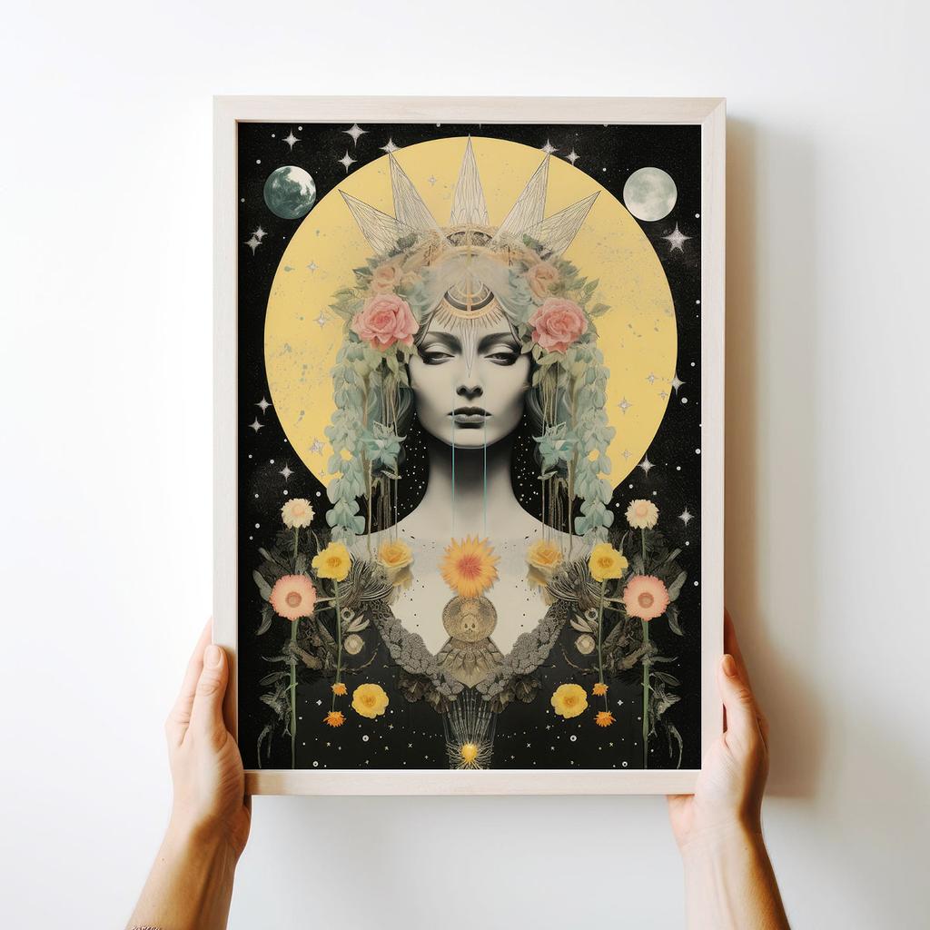 Plakat magiczny karta tarota