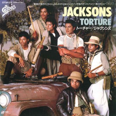 7-дюймовая пластинка JACKSONS Torture Torture Instrumental 075P311 EPIC 1984 Япония SoulFunk Б/у