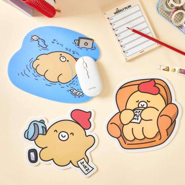 MOONO Emoticon Portable Mouse Pad Desk Terrier
