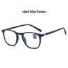 High-End TR90 Anti-Blue Light Glasses: Fashionable, Durable, HD Vision for Middle-Aged and Elderly Men and Women, Customizable for Myopia.