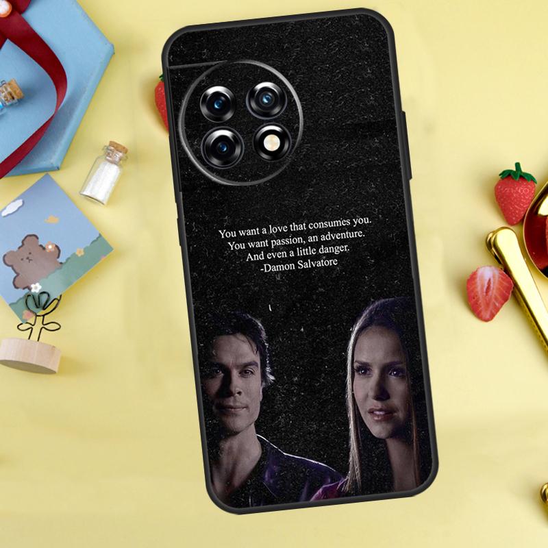 Чехол Vampire Diaries Damon Salvatore для OnePlus 13R 12R 13T 15 13 12 11 10 9 10R 10T 8T Nord 5 CE 4 2 3 Lite N20 N30