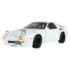 1/24 Mazda RX7 Initial D Литая модель из сплава Металлическая модель со звуком и светом Подарки для мальчиков Детская коллекция Хобби
