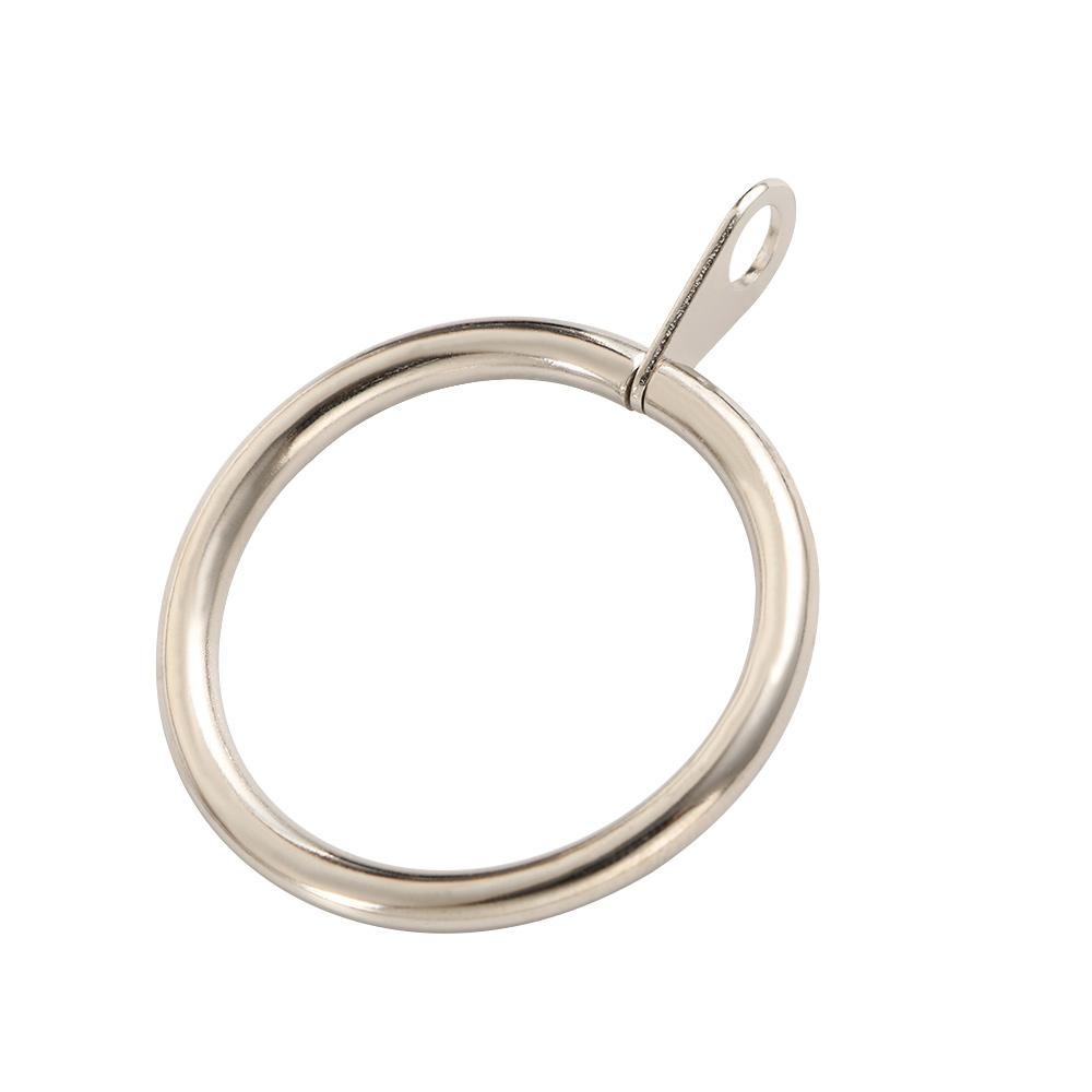 Bathroom Low Noise Heavy Duty Metal For Curtains Rods Hanging Hooks Roman circle Curtain Rings