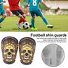 1 пара футбольных щитков для малышей, детей, молодежи, взрослых, утолщенные пенопластовые накладки на голени, уникальные защитные щитки с рисунком черепа, тренировочное пособие для футбола
