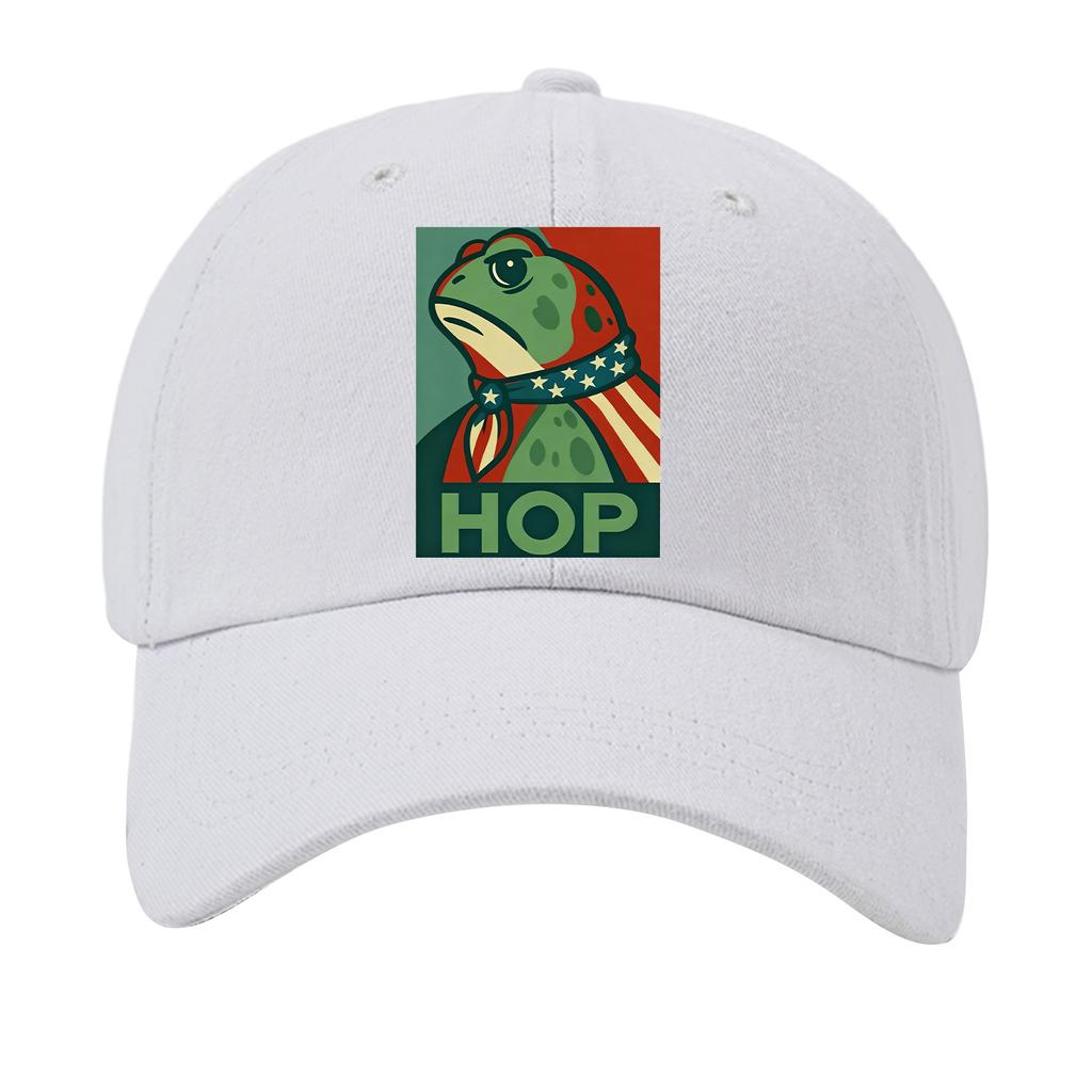 Men's Washed Cotton Baseball Cap With Printed Distressed Soft Top Denim Hat, Vintage Hat