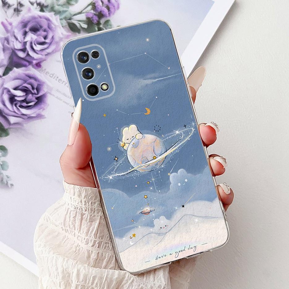 Чехол для Realme 7 Pro RMX2170, чехол с рисунком «Цветы», чехол из мягкого силикона для Realme 7 5G RMX2111, чехлы для Realme7 Pro