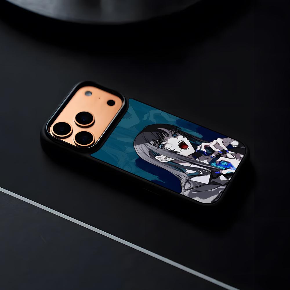 Чехол для телефона Singer-Ado для iPhone 17 16 15 14 13 12 Pro Max Plus Черная Рамка Жесткий Корпус
