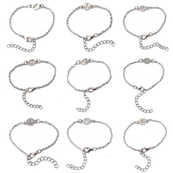 12 созвездий браслет женщин ювелирные манжеты знак зодиака специальный браслет