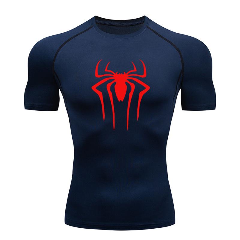New Compression Shirt Men Fitness Gym Super Hero Sport Running T-Shirt Rashgard Tops Tee Quick Dry Short Sleeve T-Shirt for Men