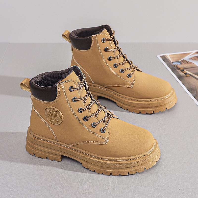 High Top Martin Boots Women's Boots Autumn Short Boots Platform Casual Tooling Shoes Snow Boots